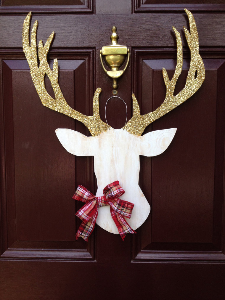 Благородные рождественские олени: 25 идей новогоднего декора, фото № 14