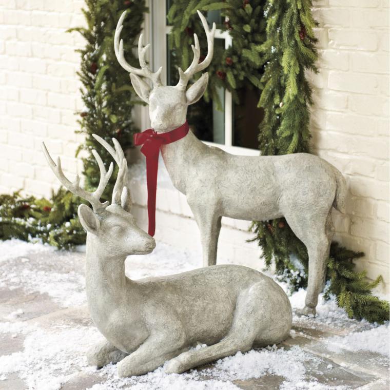 Благородные рождественские олени: 25 идей новогоднего декора, фото № 27