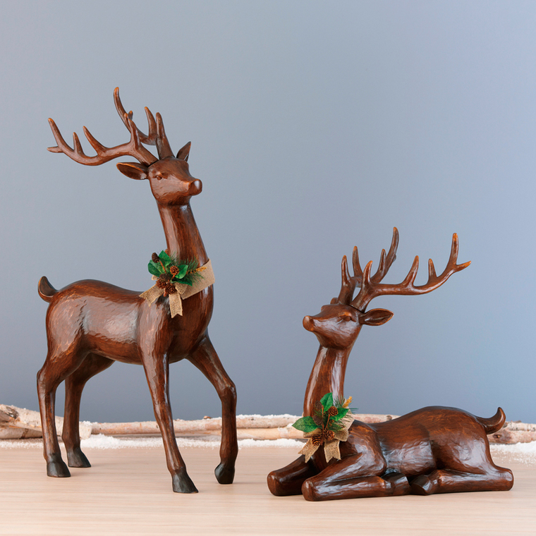 Благородные рождественские олени: 25 идей новогоднего декора, фото № 16