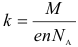 Формула Электрохимический эквивалент
