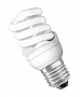 Классическая люминесцентная энергосберегающая лампа (цоколь Е27). Очень слабая, так как маленькая.