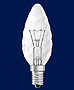 Лампа накаливания с прозрачной витой колбой и цоколем E14